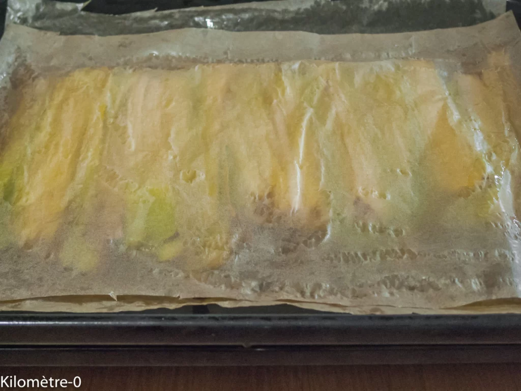 Poireaux rôtis, sauce cacahuète - Étape 3