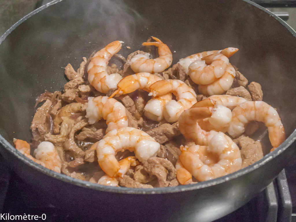 Nasi goreng - Étape 3