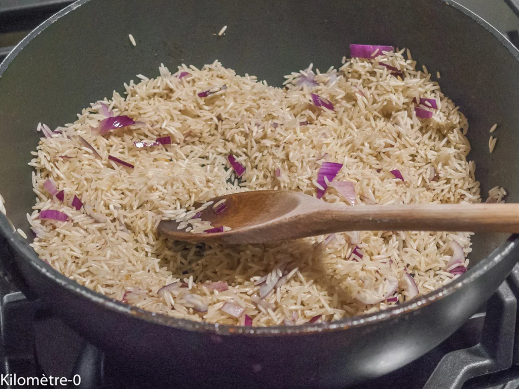 Nasi goreng - Étape 4