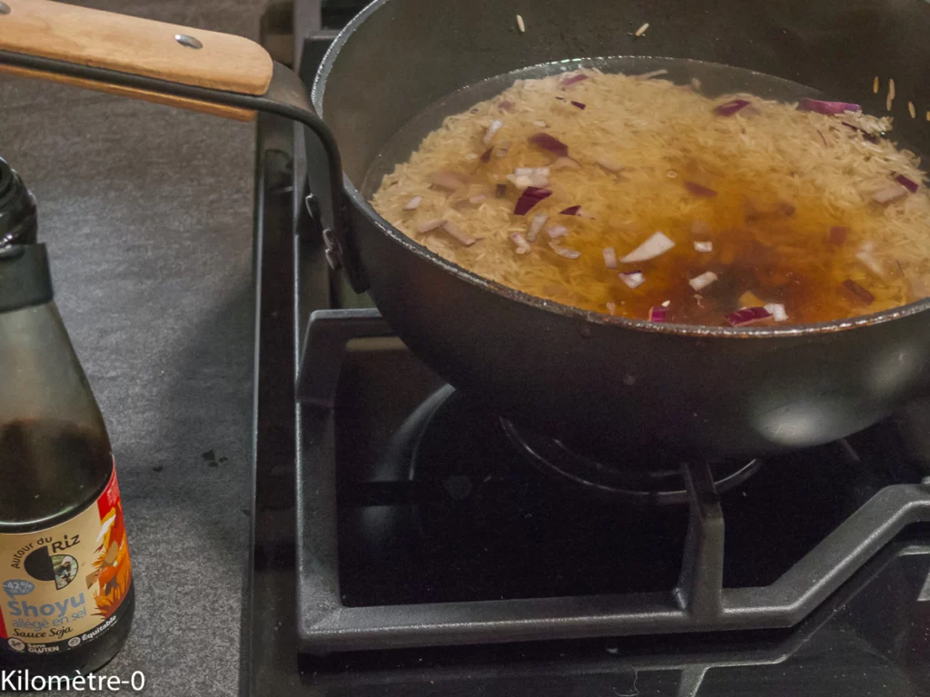Nasi goreng - Étape 5
