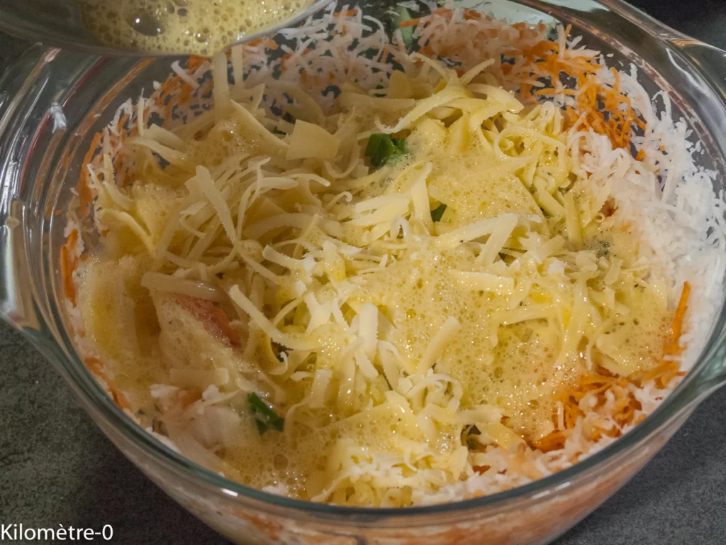 Galettes moelleuses aux navets et patate douce - Étape 3