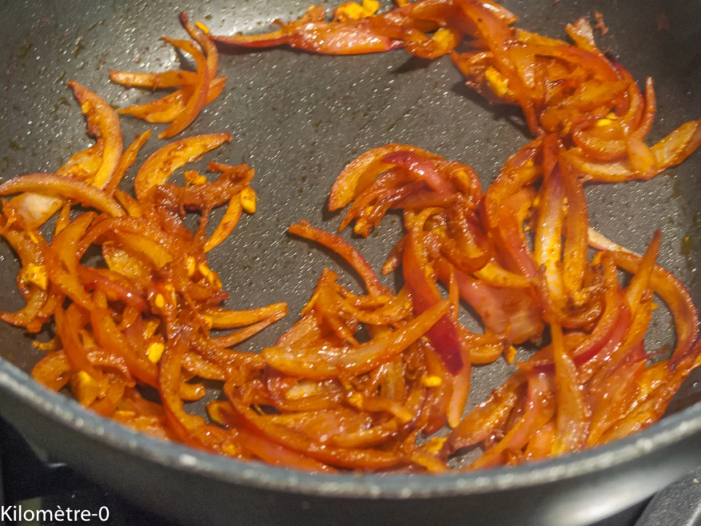 Curry de poulet au chou fleur - Étape 2