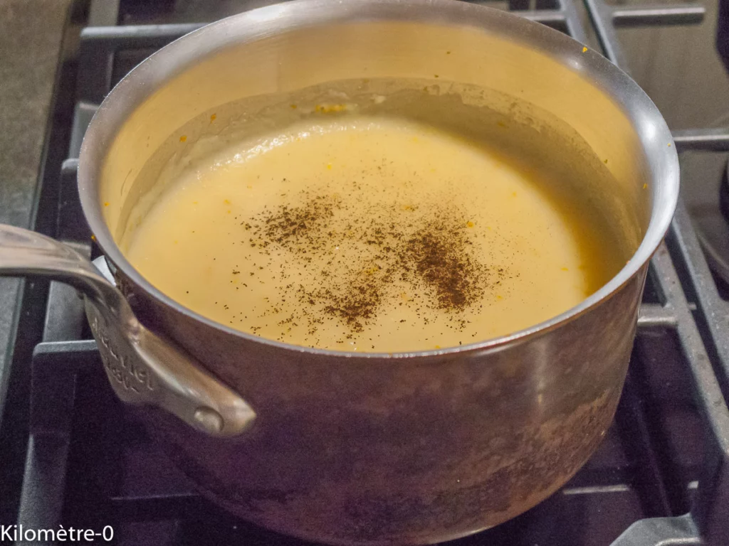 Semoule à l&rsquo;orange et à la pistache - Étape 2