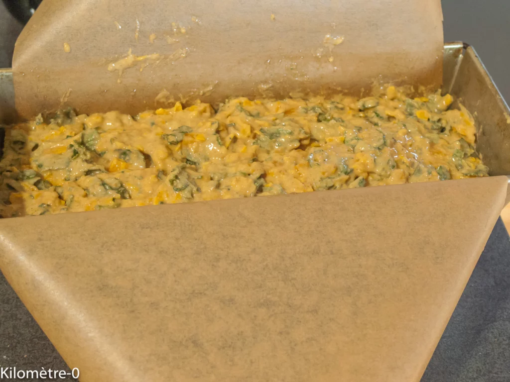 Cake aux orties et à la mimolette - Étape 9