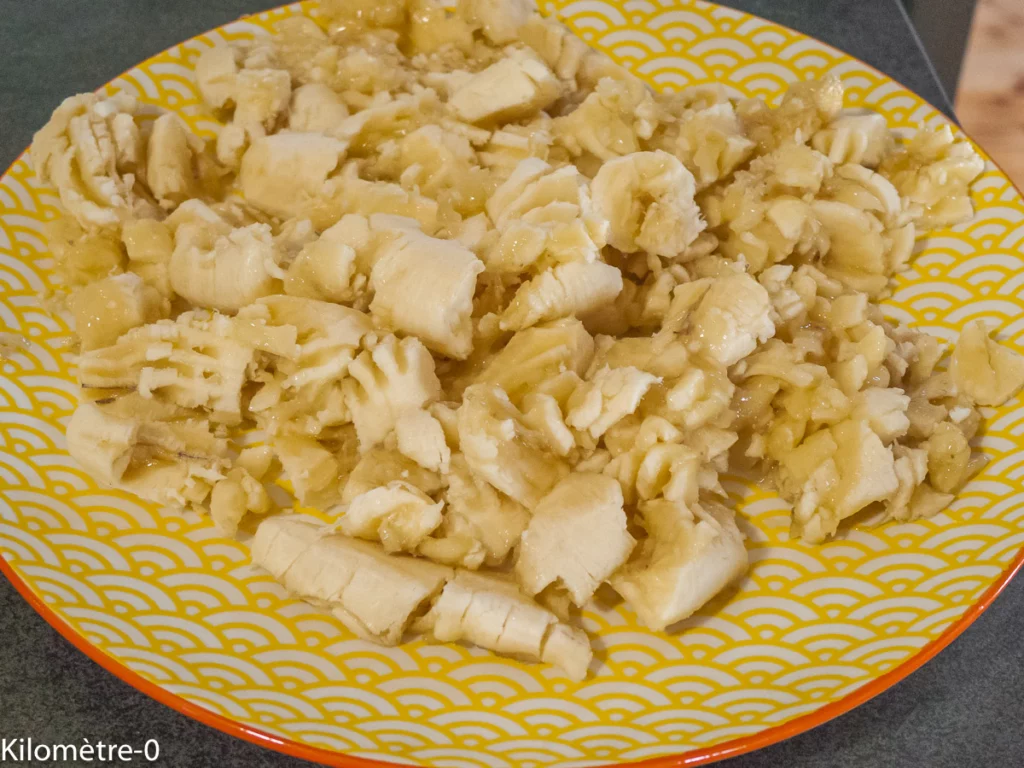 Banana bread à la farine de lupin et de petit épeautre - Étape 1