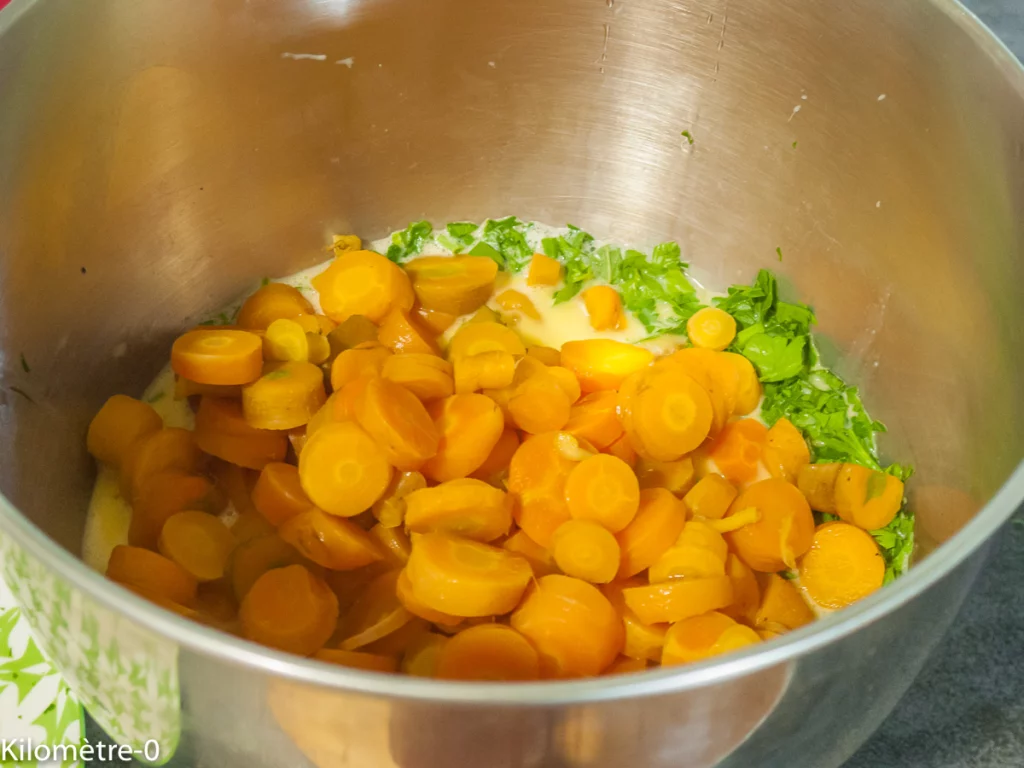 Clafoutis aux carottes et fines herbes - Étape 5
