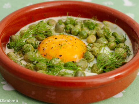 Chakchouka aux olives et pommes de terre sautées
