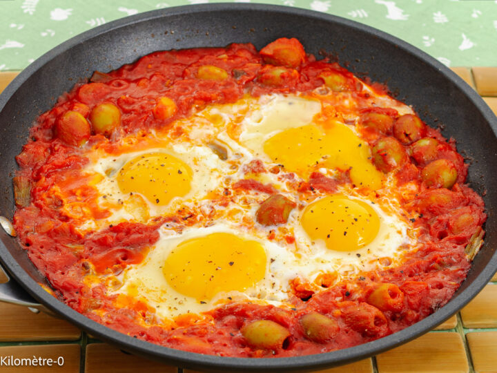 Chakchouka aux olives et pommes de terre sautées — étape 10