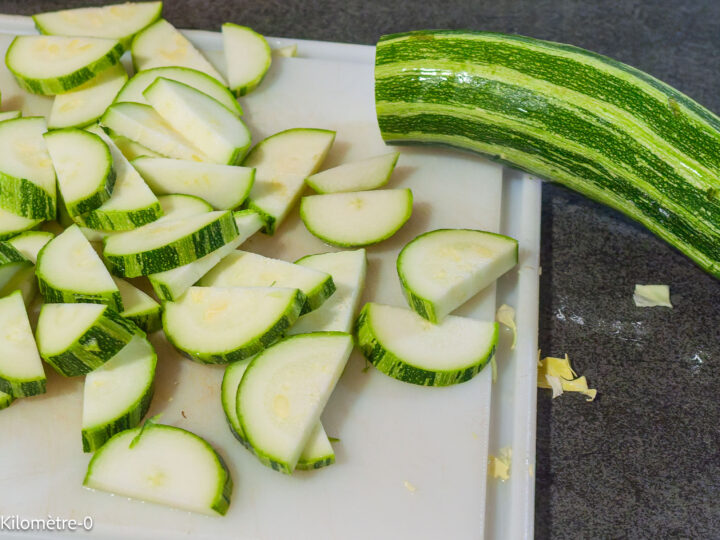 Poêlée de chou pointu aux courgettes et chorizo — étape 4