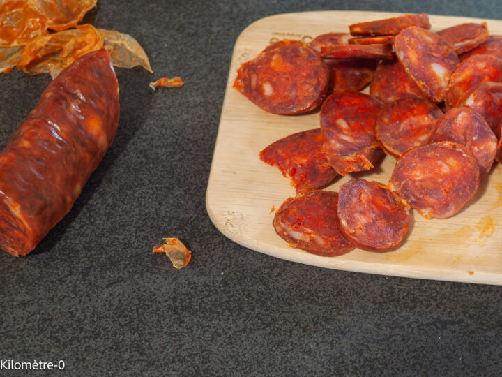 Clafoutis aux blettes, chorizo et lait de coco — étape 4