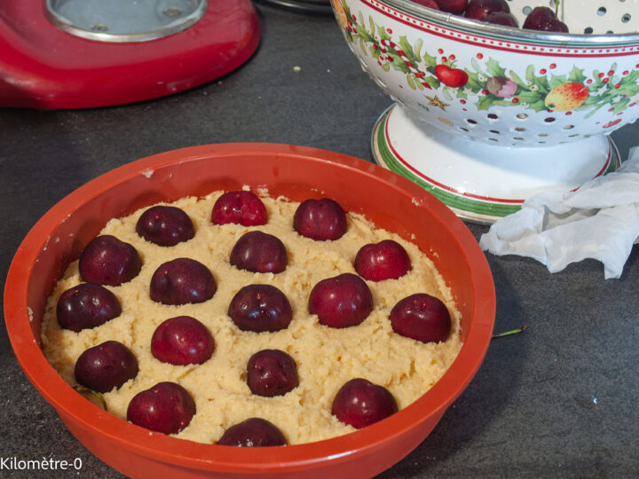 Gâteau cerises amande — étape 4