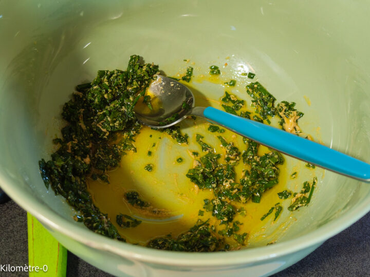 Salade de sarrasin aux courgettes, radis et petits pois — étape 4