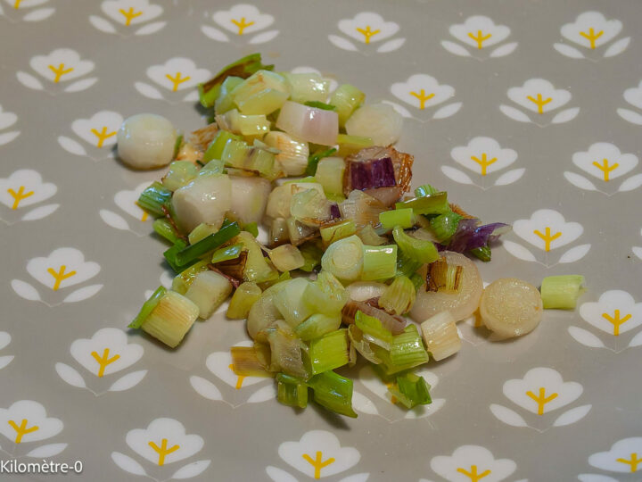 Poulet aux olives et haricots plats : étape 3 — Réservez les oignons cuits et ...
